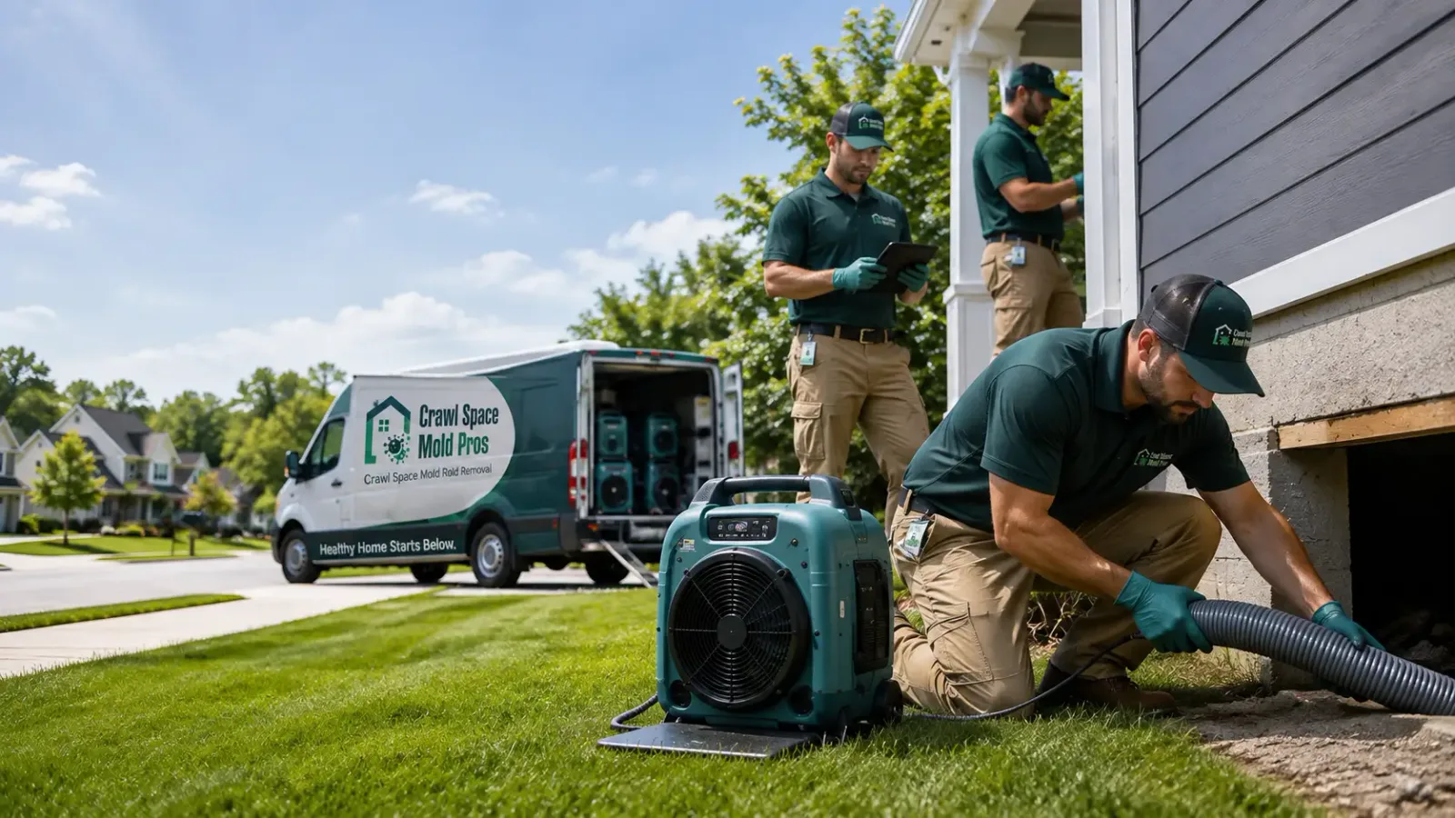 Crawl Space Mold Removal in Downieville, CA